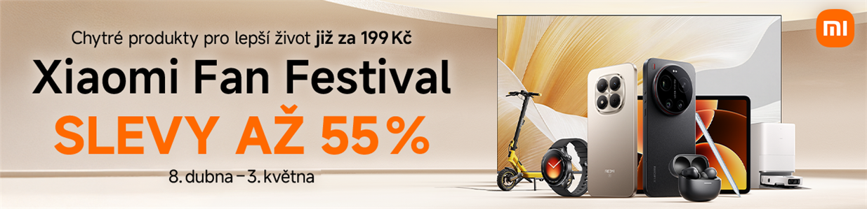 Xiaomi Fan Festival - smartphone, telefony, tablety, televize, sluchátka